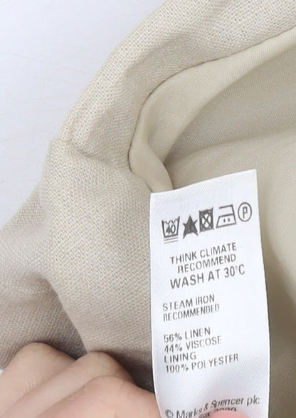 Marks and Spencer Beige Women's Skirt Size 12