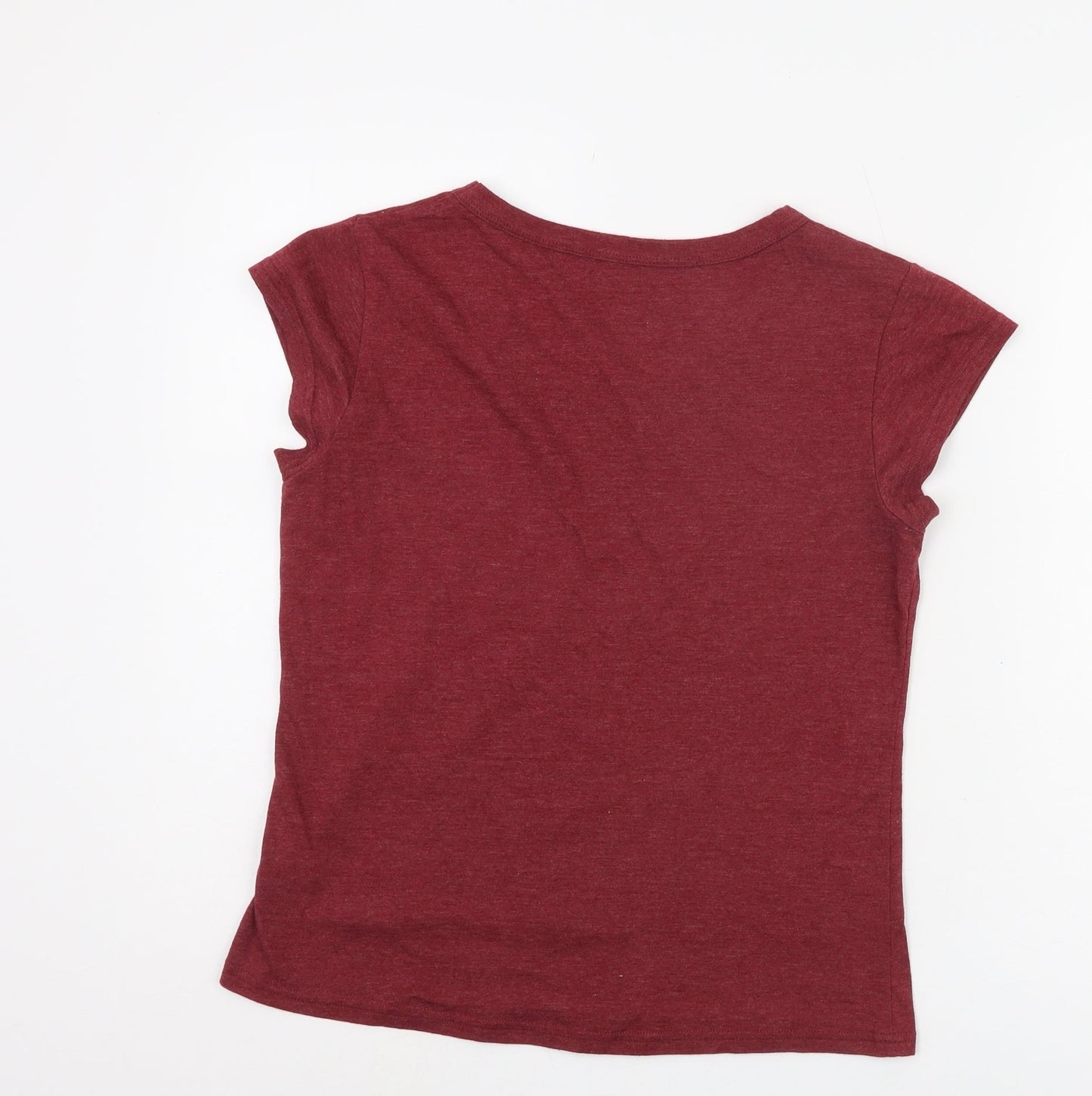 Firetrap Women's Red Scoop Neck T-Shirt Size 12