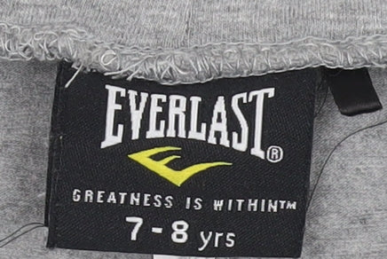 Everlast Girls Grey Leggings 7-8 Years Elastic Waist