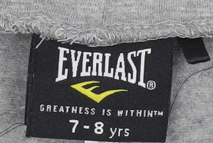 Everlast Girls Grey Leggings 7-8 Years Elastic Waist