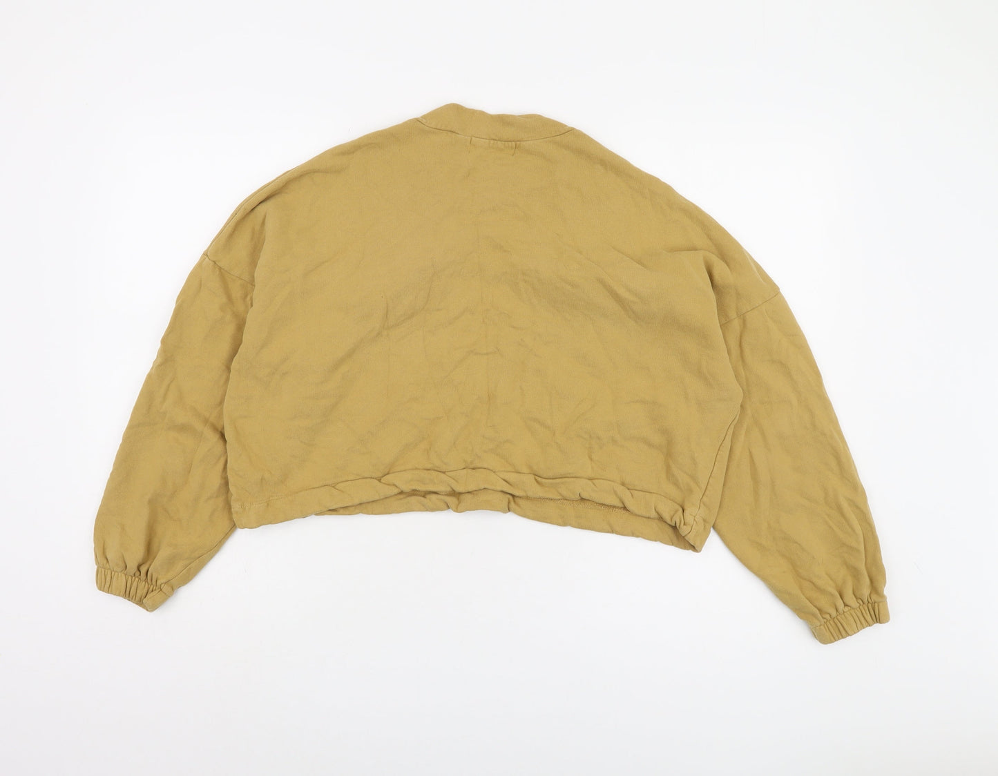 Womens UK Size M Pull & Bear Beige Pullover Sweatshirt