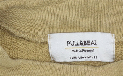 Womens UK Size M Pull & Bear Beige Pullover Sweatshirt