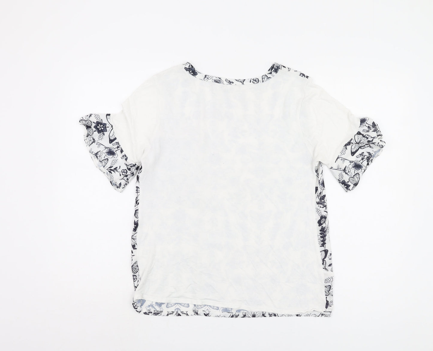 Womens UK Size 12 NEXT White Basic Blouse