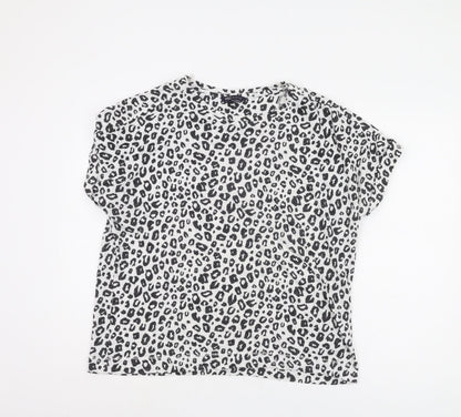 Womens UK Size 18 Marks and Spencer Black Basic T-Shirt