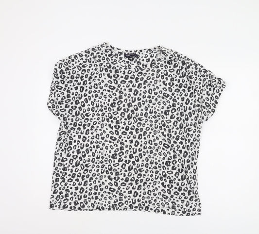 Womens UK Size 18 Marks and Spencer Black Basic T-Shirt