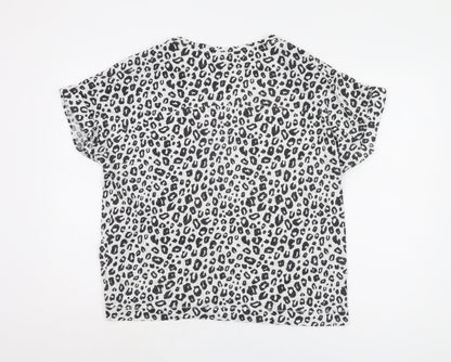 Womens UK Size 18 Marks and Spencer Black Basic T-Shirt