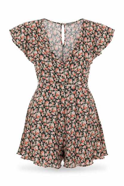 Womens UK Size 12 Oasis One-Piece Multicoloured Playsuit