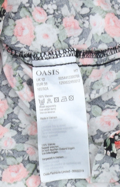 Oasis Women’s Multicoloured Floral Playsuit Size 12