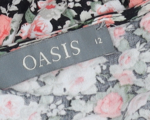 Oasis Women’s Multicoloured Floral Playsuit Size 12