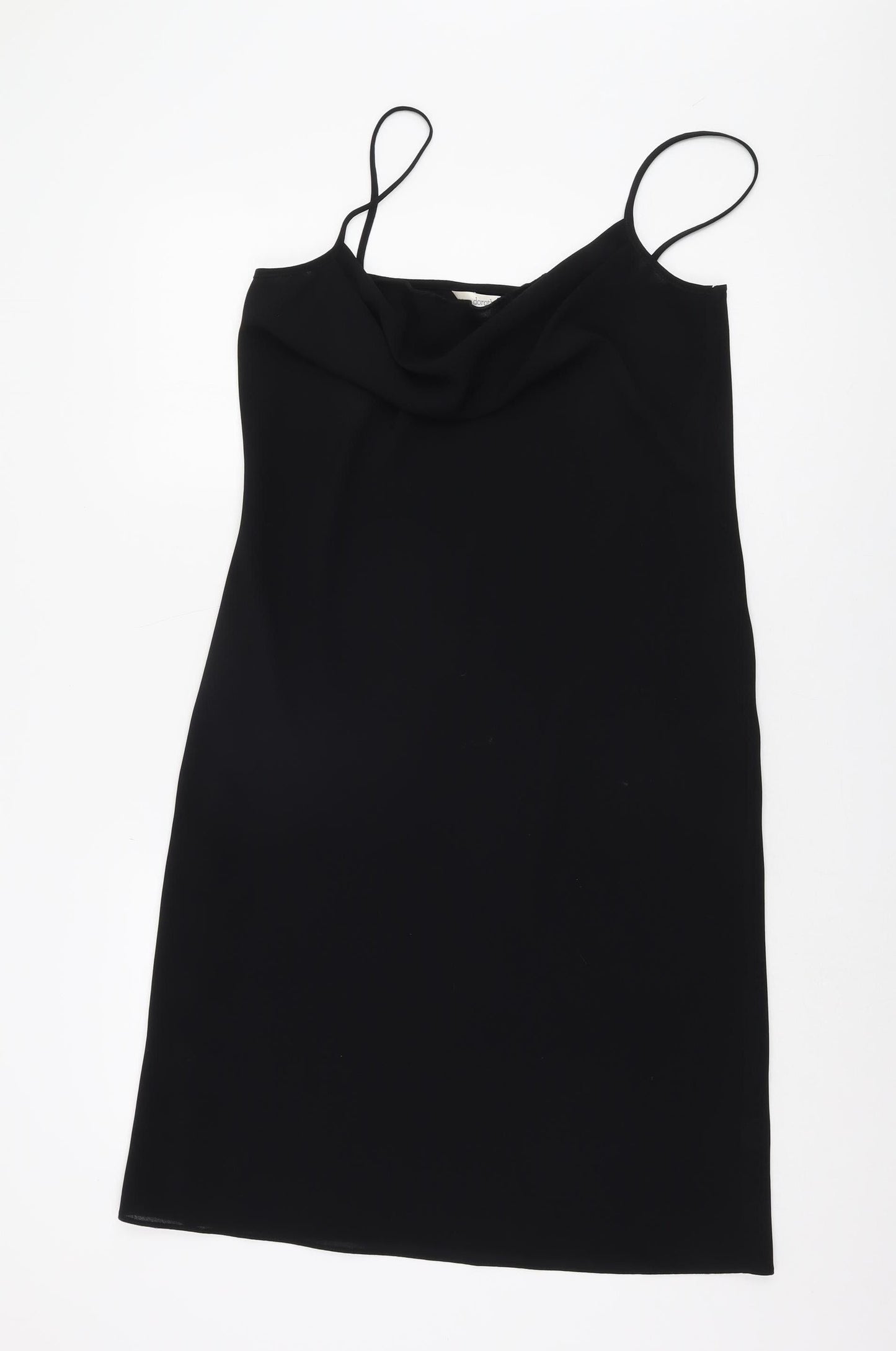 Dorothy Perkins Women's Black Slip Dress Size 14
