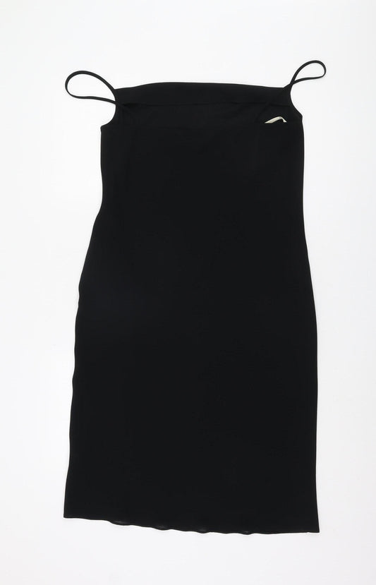 Dorothy Perkins Women's Black Slip Dress Size 14