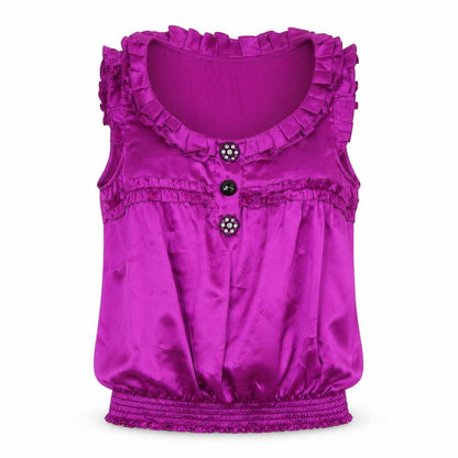 Womens UK Size 12 River Island Purple Camisole Blouse