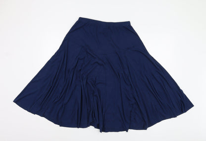 Damart Women's Blue A-Line Skirt Size 12