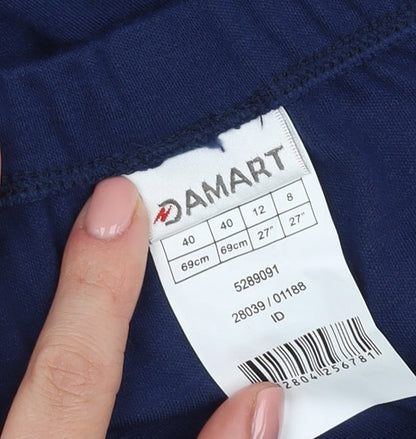 Damart Women's Blue A-Line Skirt Size 12