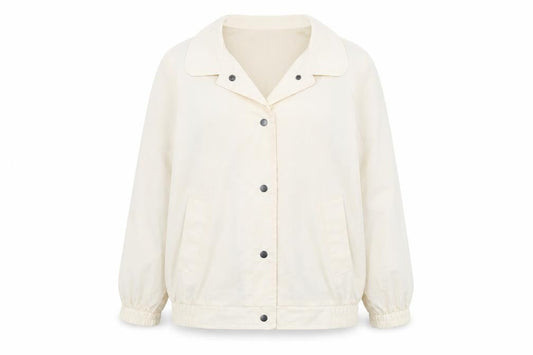 Womens UK Size 10 Damart Ivory Basic Jacket