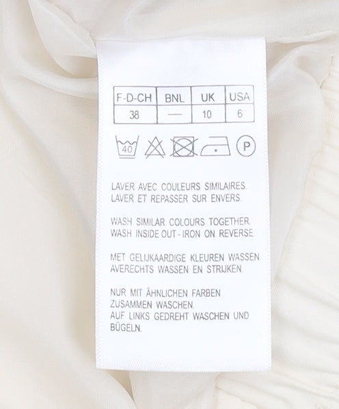 Damart Women’s Ivory Long Sleeve Jacket Size 10