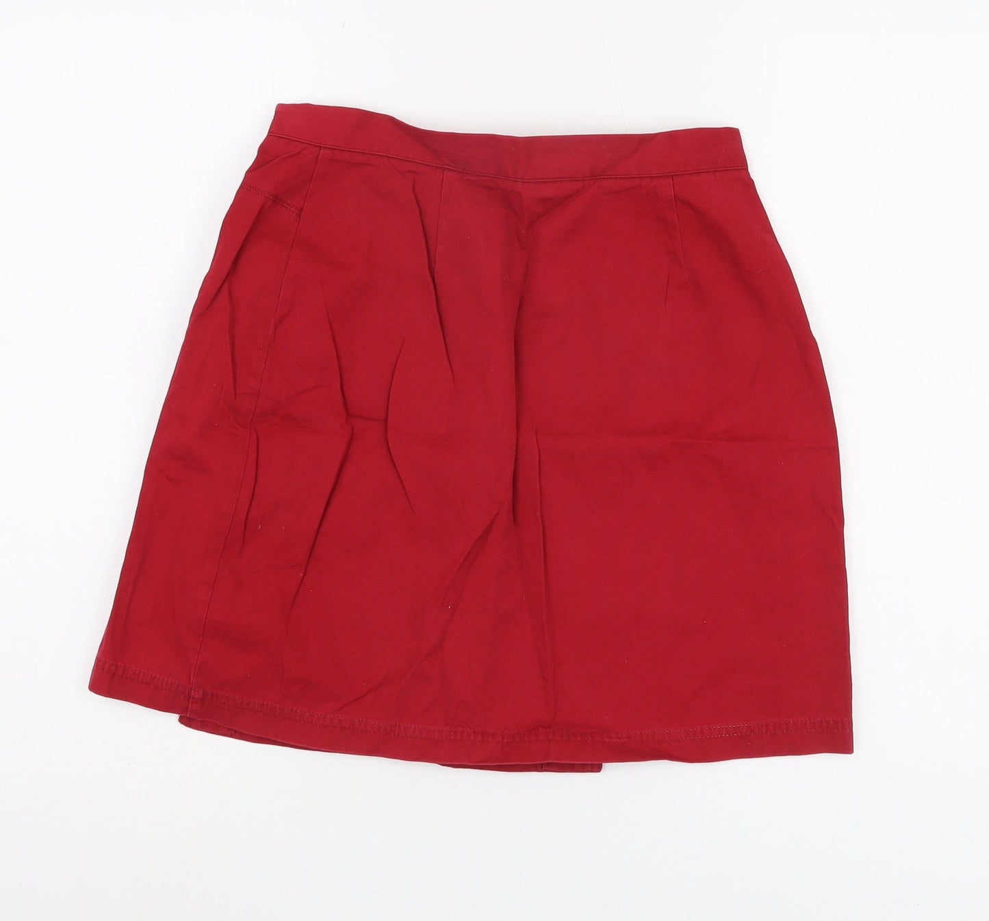 Next Ladieswear Red Cotton Skirt UK 10
