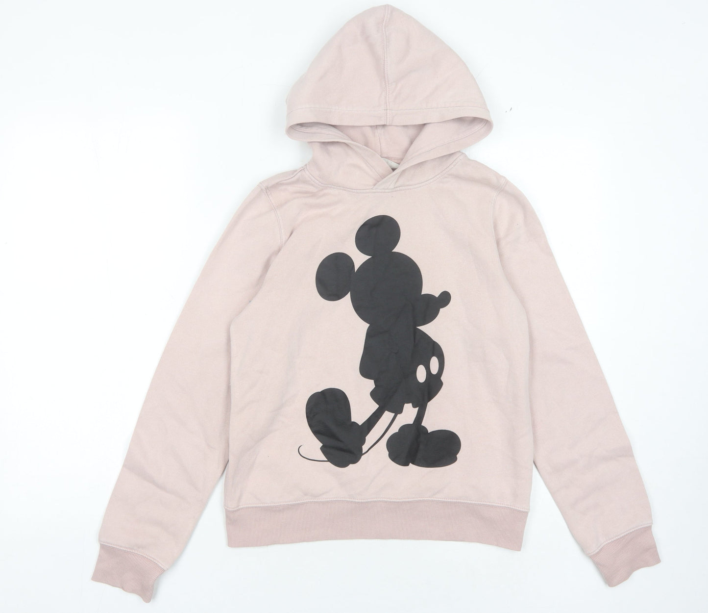 H&M Pink Girls' Disney Hoodie, 12-13 Years, Cartoon Pullover