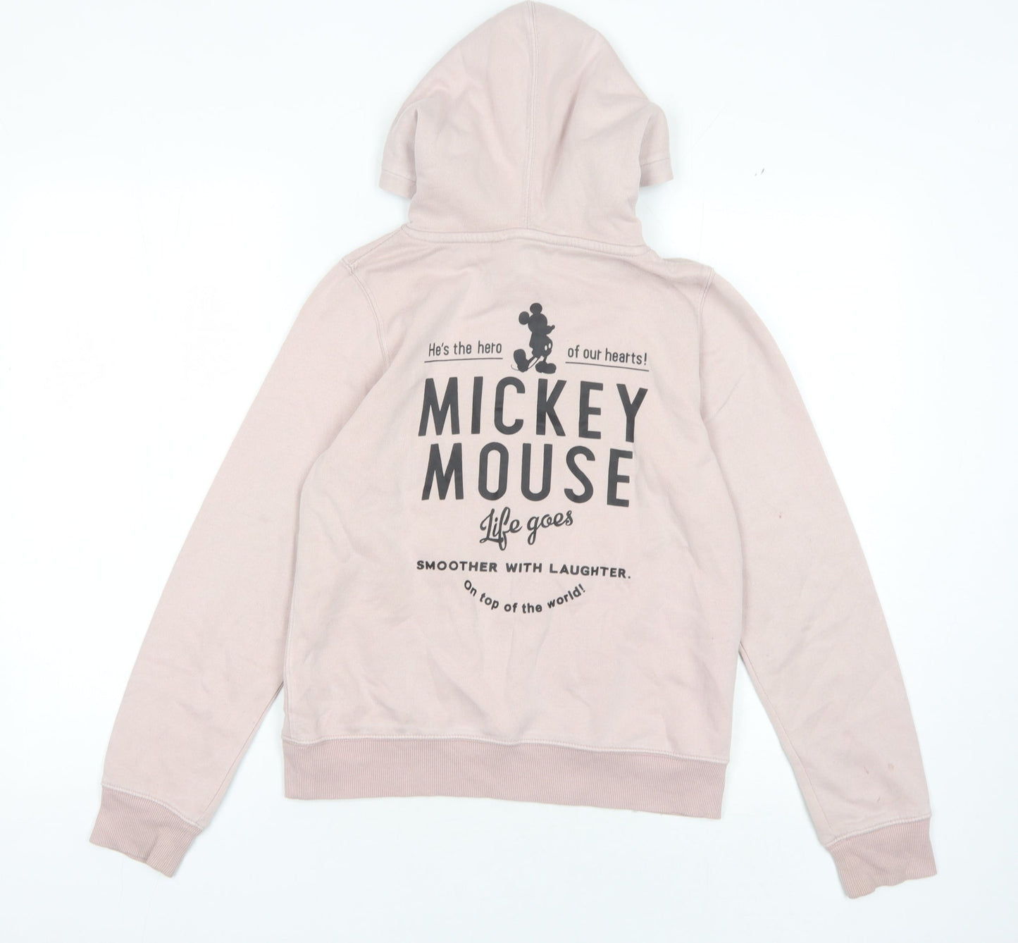 H&M Pink Girls' Disney Hoodie, 12-13 Years, Cartoon Pullover