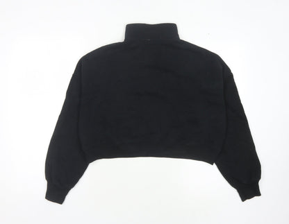 Hollister Women's Black XS Pullover Logo Sweatshirt