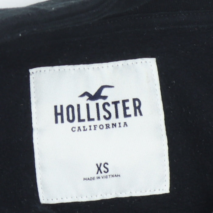 Hollister Women's Black XS Pullover Logo Sweatshirt