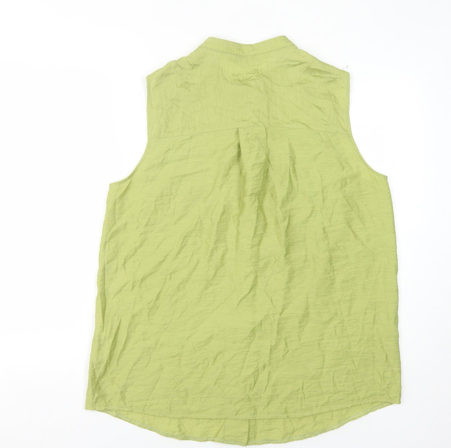 Jasper Conran Women's Green Sleeveless Top, Size 16