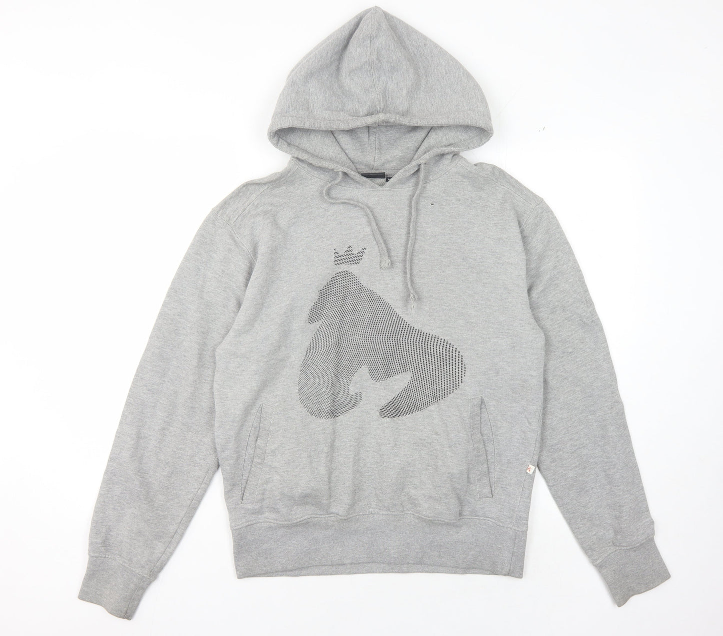 Mens UK Size M Money Grey Pullover Hoodie