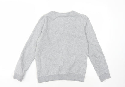 Ben Sherman Boys Grey Pullover Sweatshirt, Logo, 10-11 Years