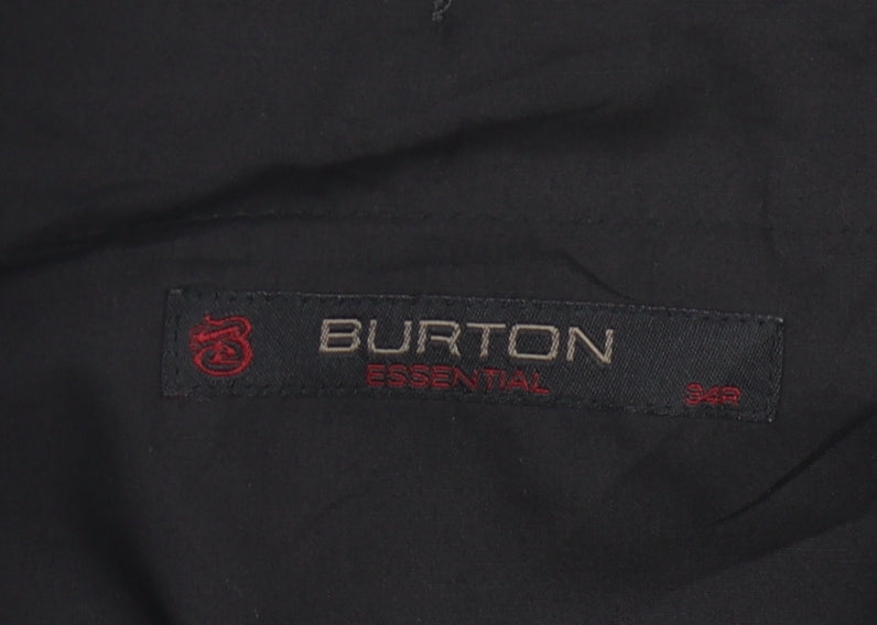 Burton Black Men's Striped Trousers Size 34
