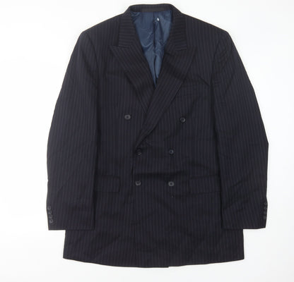 Mens UK Size 40 Marks and Spencer Regular Blue Suit Jacket