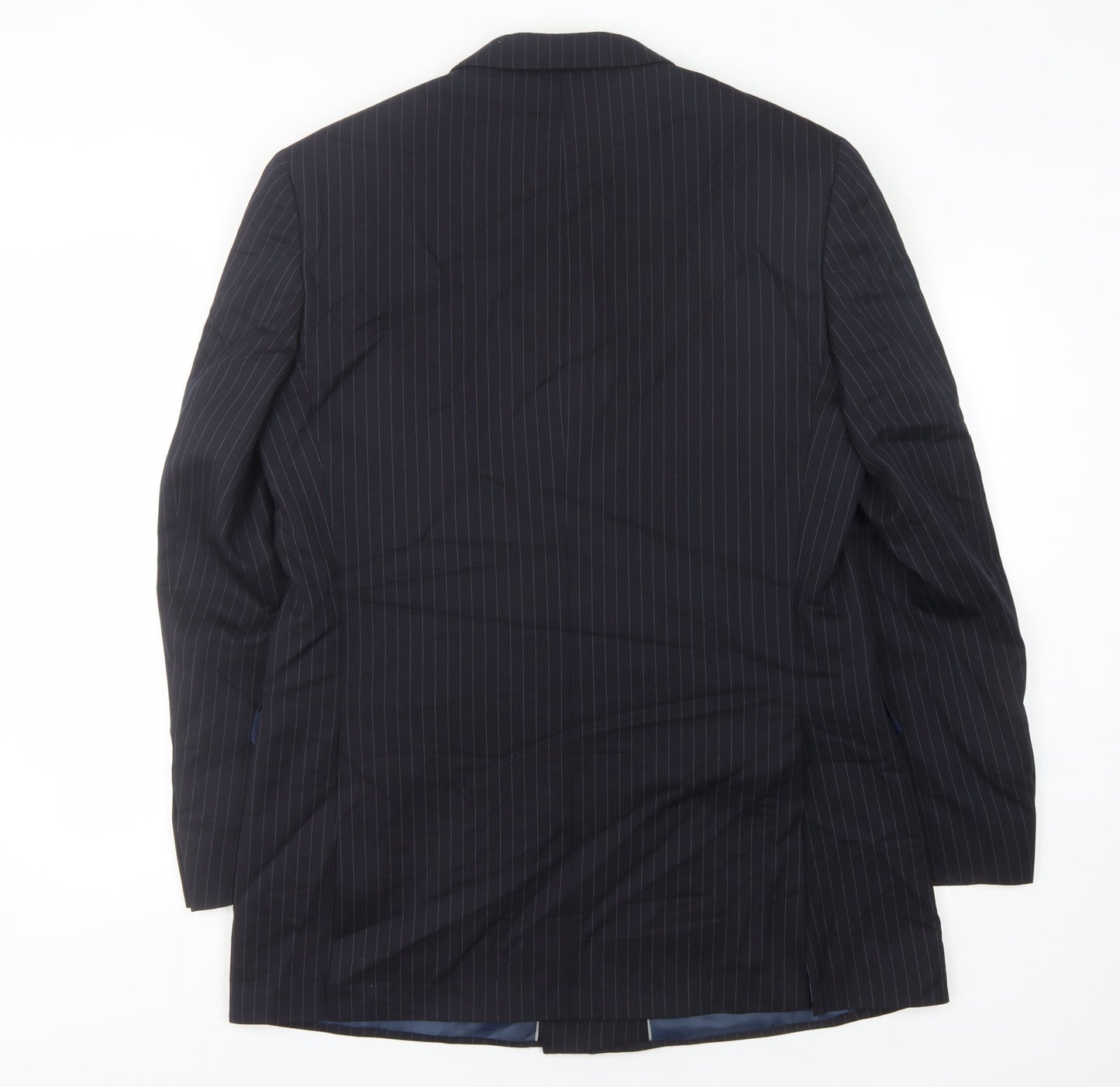 Mens UK Size 40 Marks and Spencer Regular Blue Suit Jacket
