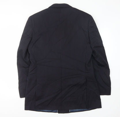 Mens UK Size 40 Marks and Spencer Regular Blue Suit Jacket