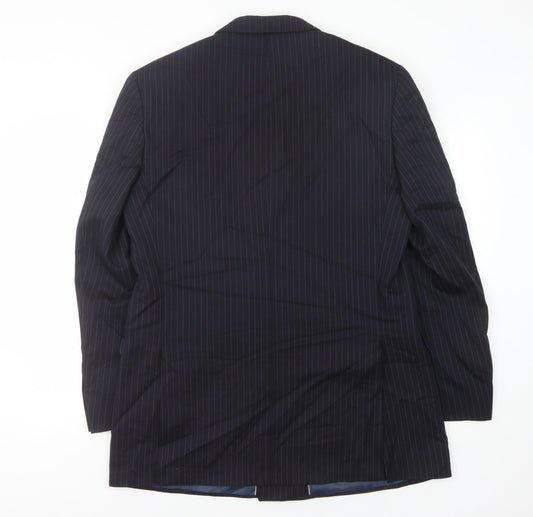 Mens UK Size 40 Marks and Spencer Regular Blue Suit Jacket