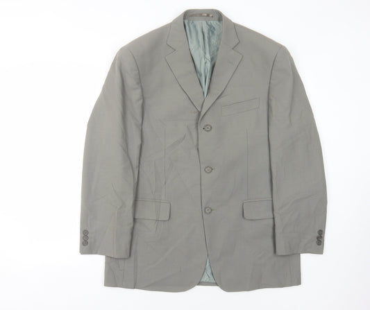 Mens UK Size 40 Marks and Spencer Regular Beige Suit Jacket