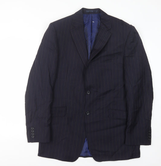 Mens UK Size 40 Marks and Spencer Regular Blue Suit Jacket