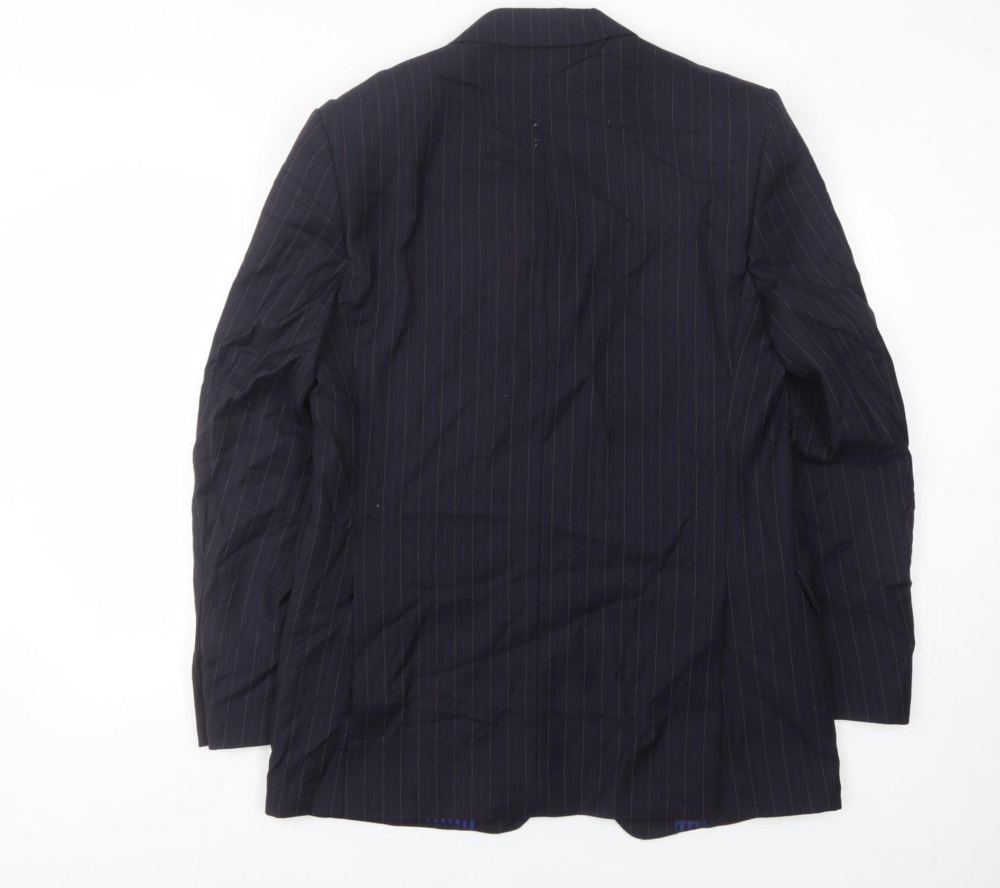 Mens UK Size 40 Marks and Spencer Regular Blue Suit Jacket