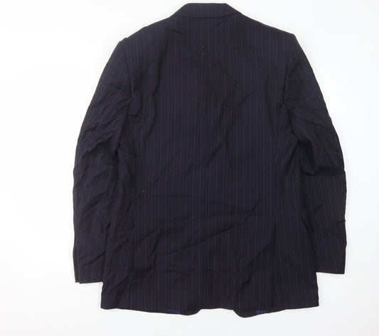 Mens UK Size 40 Marks and Spencer Regular Blue Suit Jacket