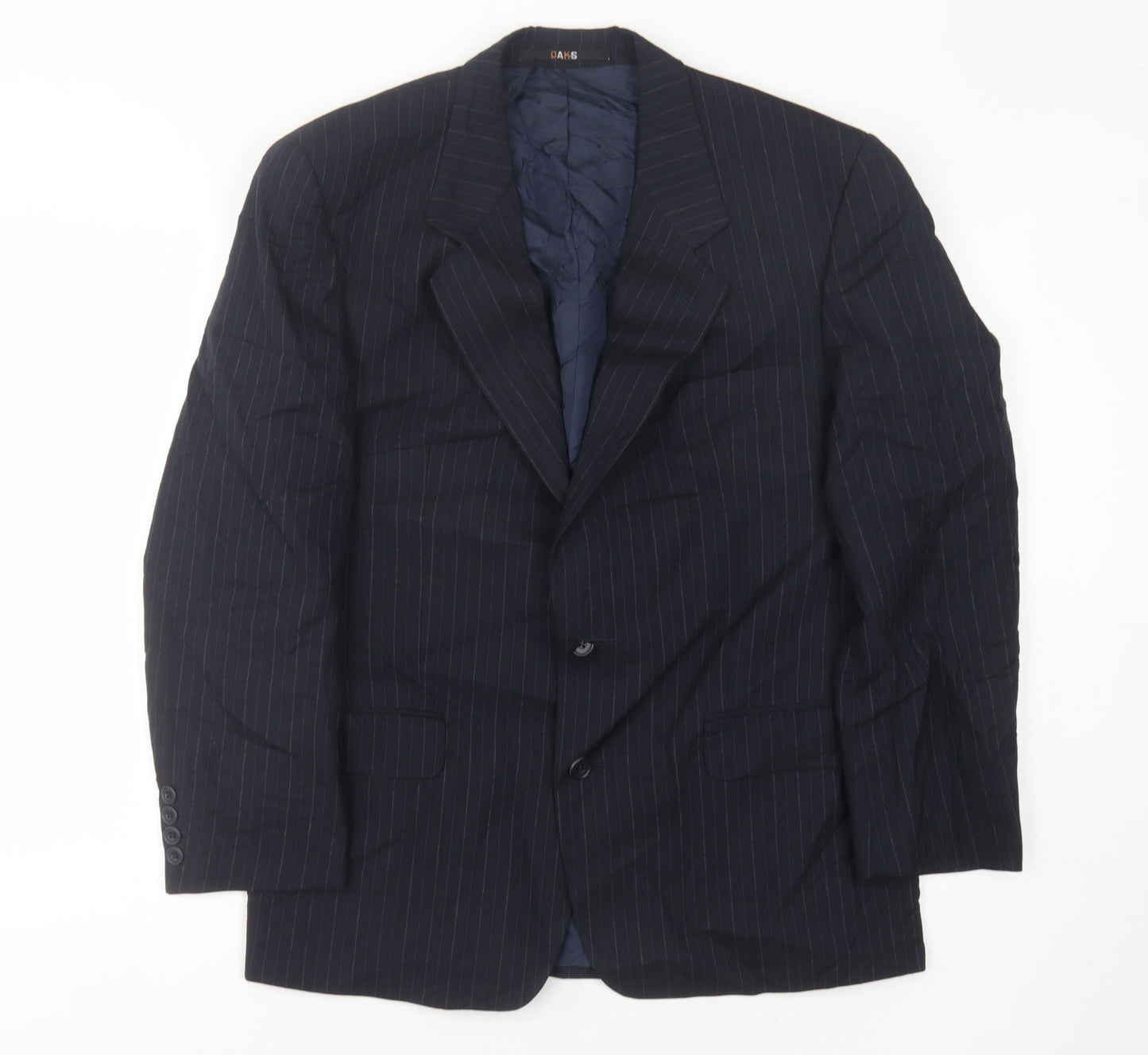 Mens UK Size 40 DAKS Regular Blue Suit Jacket