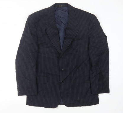 Mens UK Size 40 DAKS Regular Blue Suit Jacket