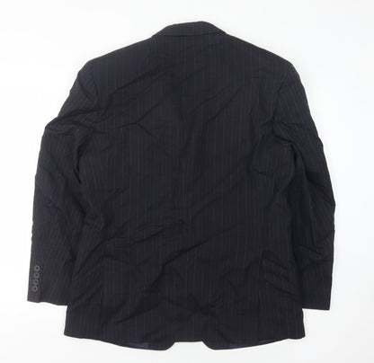 Mens UK Size 40 DAKS Regular Blue Suit Jacket