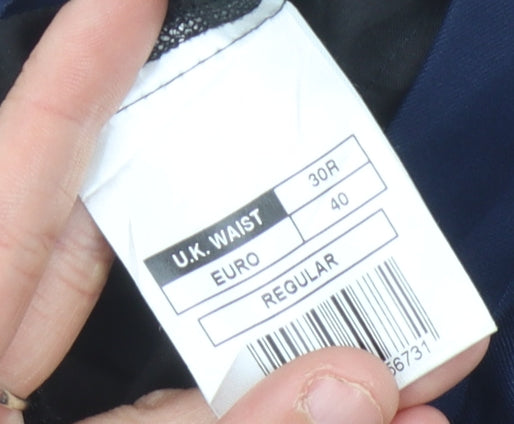 Men's Blue Dress Pants Size 30 Regular Fit