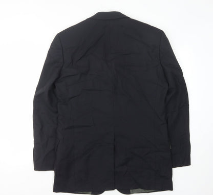 Mens UK Size 38 HUGO BOSS Regular Black Suit Jacket