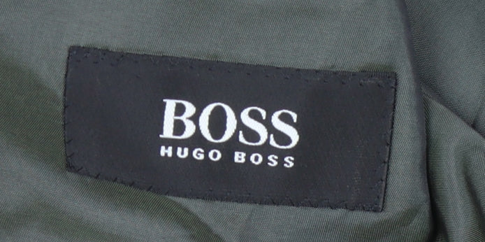 Mens UK Size 38 HUGO BOSS Regular Black Suit Jacket