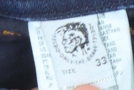 Diesel Men's Blue Distressed Jeans Size 33