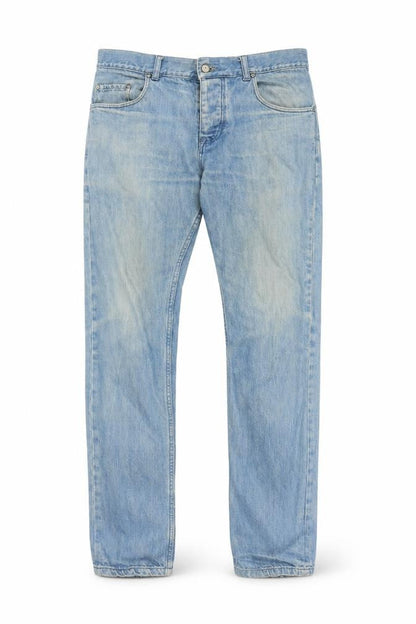 Mens UK Size 32 ASOS Regular Fit Straight Blue Jeans