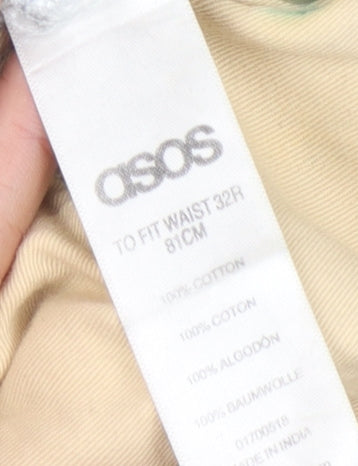 ASOS Men's Blue Straight Jeans, Size 32, Cotton