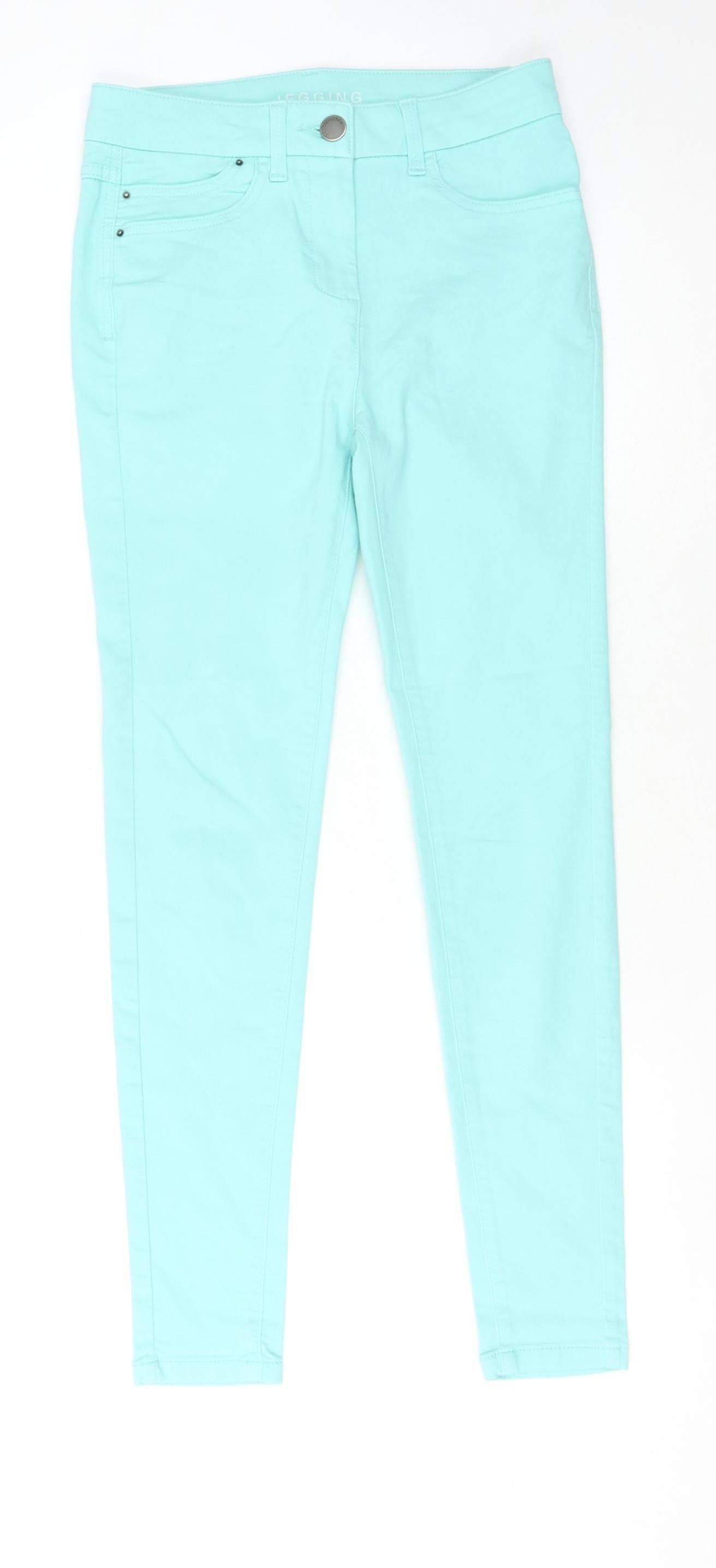 Womens UK Size M Marks and Spencer Regular Fit Jegging Blue Jeans