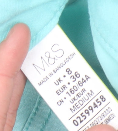 Womens UK Size M Marks and Spencer Regular Fit Jegging Blue Jeans