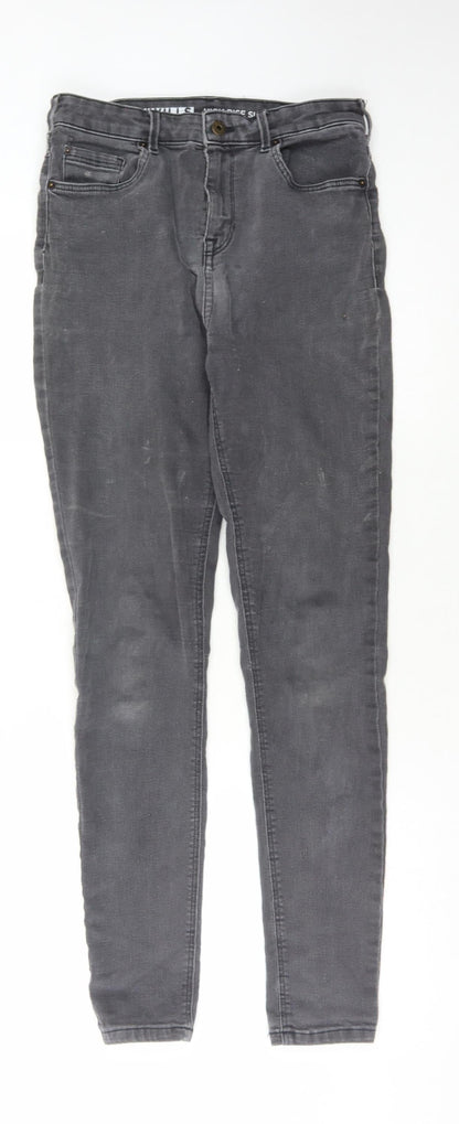 Jack Wills Men's Grey Skinny Jeans, 28 Waist, Slim Fit