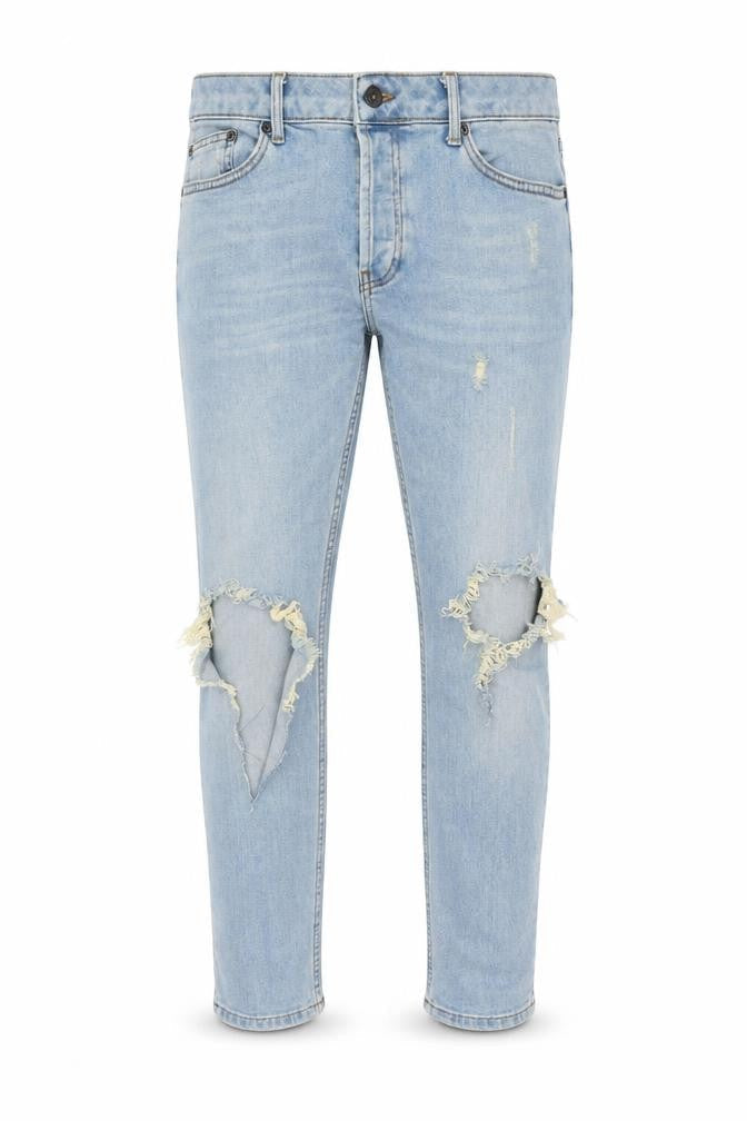 Mens UK Size 34 Topman Slim Fit Skinny Blue Jeans
